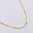 Cadena Mini Cubana 3.1gr / 45cm / 2.3mm Oro Amarillo +1 18K *