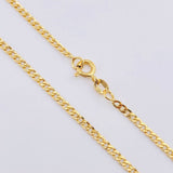 Cadena Mini Cubana 3.1gr / 45cm / 2.3mm Oro Amarillo +1 18K *