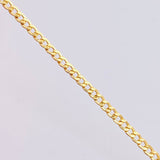 Cadena Mini Cubana 3.1gr / 45cm / 2.3mm Oro Amarillo +1 18K *