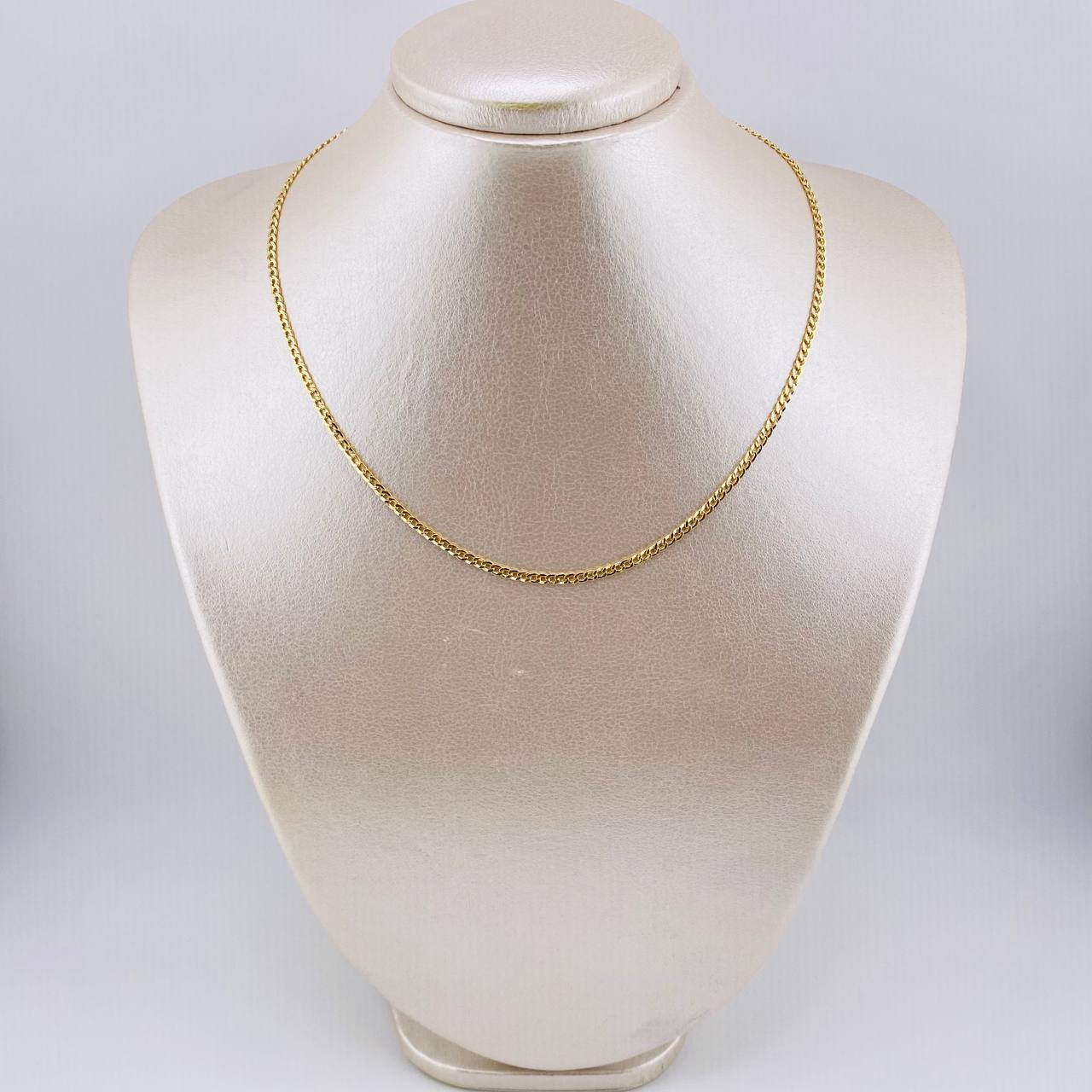 Cadena Cubana 1.95g / 40cm / 2.3mm Oro Amarillo 18K