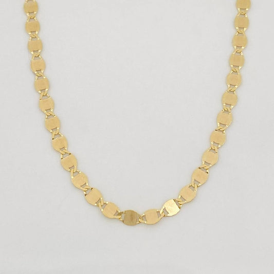 Cadena Escalera Plana 2.3g / 45cm / 2.34mm Oro Amarillo 18K