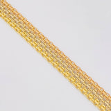 Pulso Chino 20g / 21.2cm / 11.2mm Tres Oros 18K