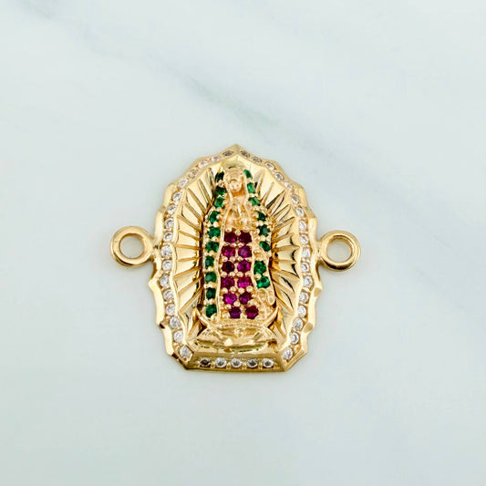 Herraje Virgen Guadalupe 2.6 g / 2 cm Oro Amarillo 18K