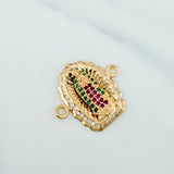 Herraje Virgen Guadalupe 2.6 g / 2 cm Oro Amarillo 18K