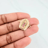 Herraje Virgen Guadalupe 2.6 g / 2 cm Oro Amarillo 18K