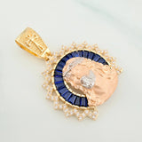 Dije Rostro Cristo 7.7 g / 3.4 cm Tres Oros 18K