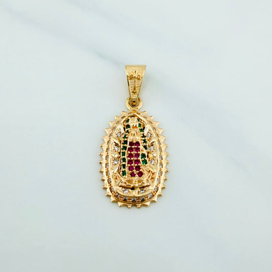 Dije Virgen Guadalupe 3.3 g / 3.2 cm Oro Amarillo 18K