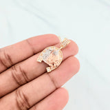 Dije Herradura Caballo 4.7 g / 2.7 cm Tres Oros 18K