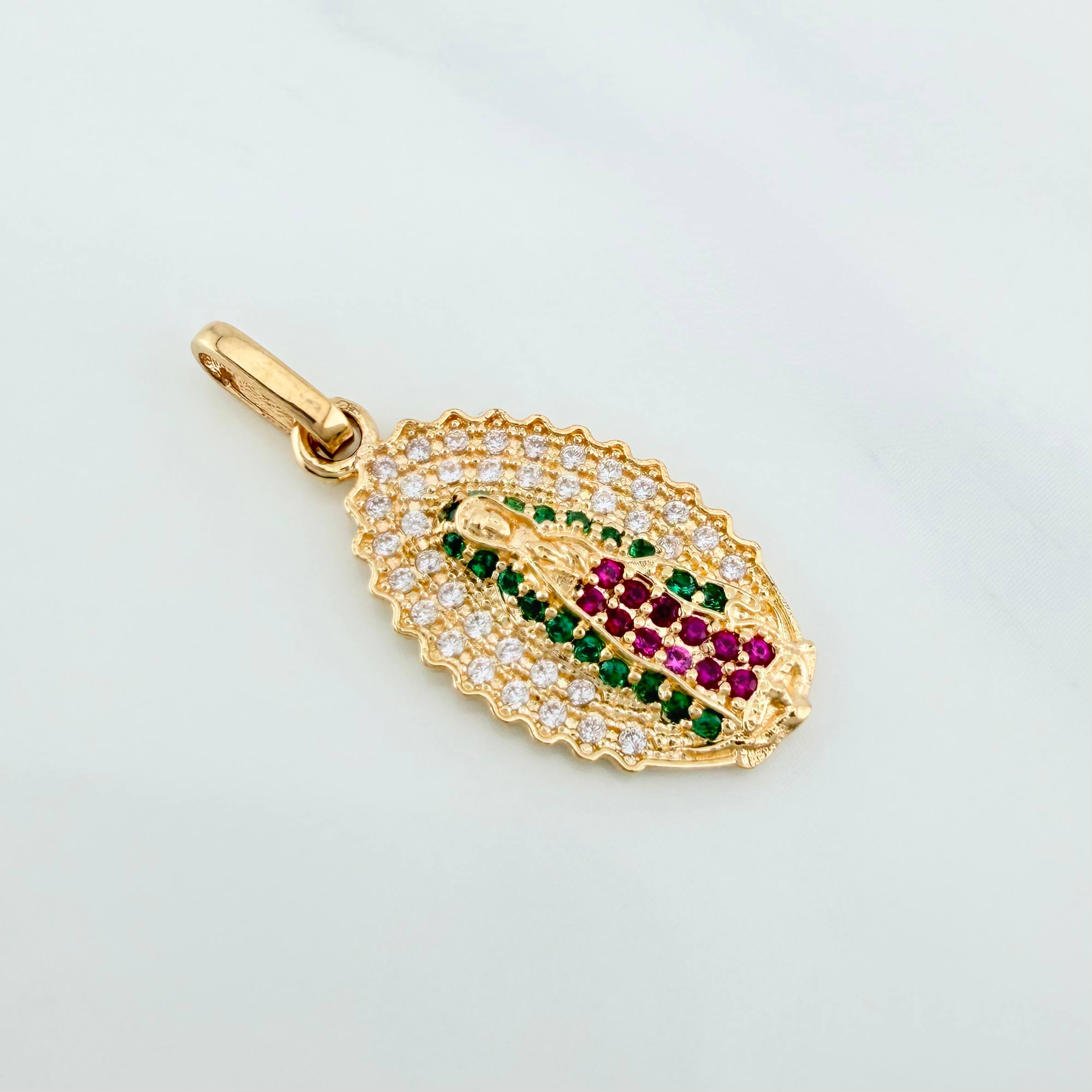 Dije Virgen Guadalupe 1.9 g / 2.6 cm Oro Amarillo 18K