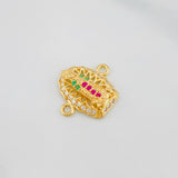 Herraje Virgen Guadalupe 1.25 g / 1.5 cm Oro Amarillo 18K