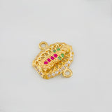 Herraje Virgen Guadalupe 1.25 g / 1.5 cm Oro Amarillo 18K