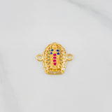 Herraje Virgen Guadalupe 1.2 g / 1.5 cm Oro Amarillo 18K