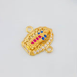 Herraje Virgen Guadalupe 1.2 g / 1.5 cm Oro Amarillo 18K