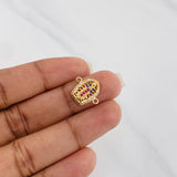 Herraje Virgen Guadalupe 1.2 g / 1.5 cm Oro Amarillo 18K