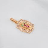 Dije Virgen Guadalupe 2.35g / 2.3cm Oro Rosa 18K