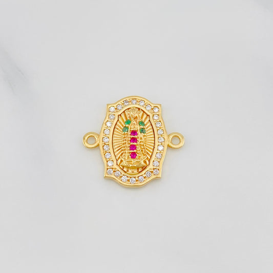 Herraje Virgen Guadalupe 1.95 g / 1.5 cm Oro Amarillo 18K