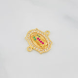 Herraje Virgen Guadalupe 1.95 g / 1.5 cm Oro Amarillo 18K