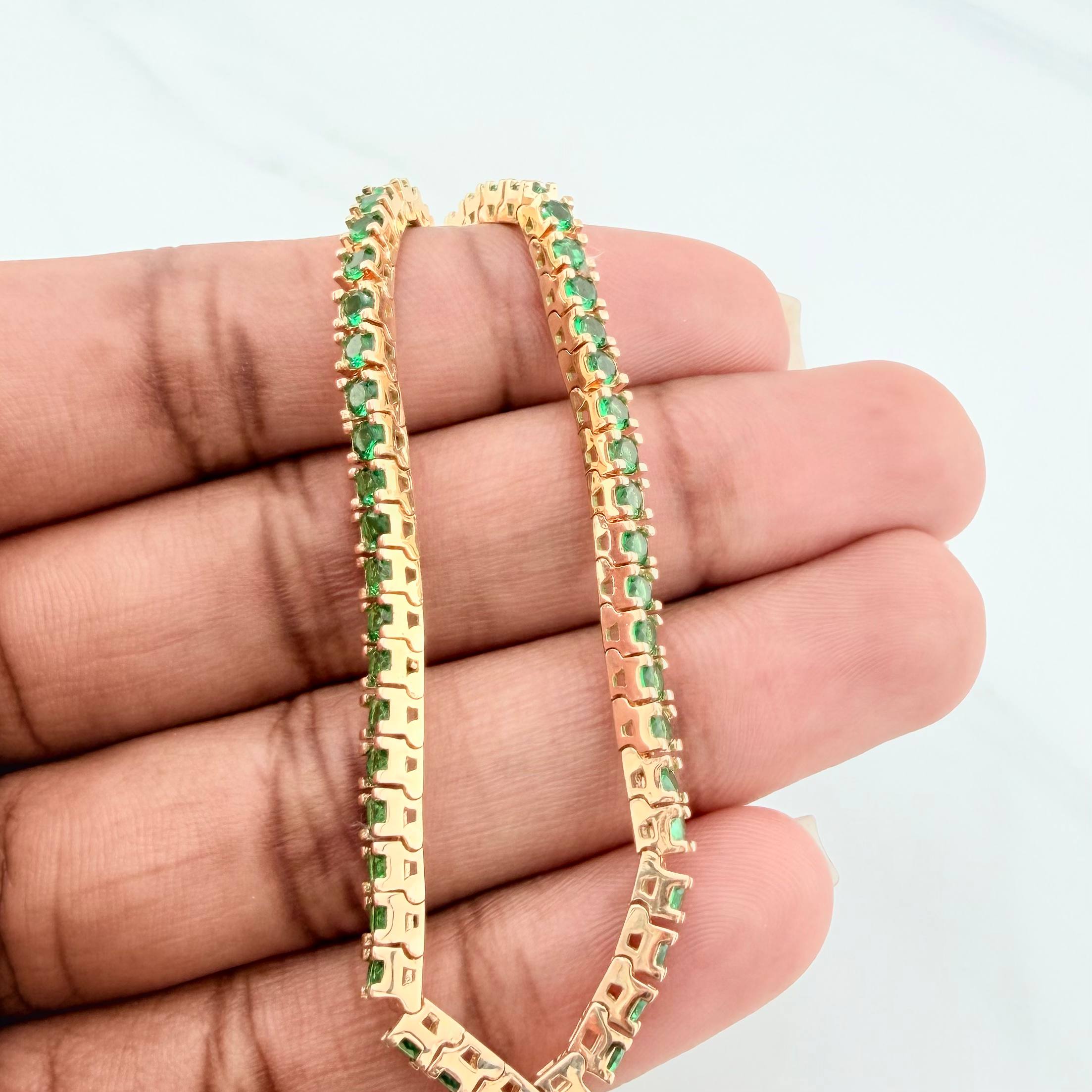 Pulso Tennis 12.15 g / 18.8 cm / 3 mm Oro Amarillo 18K
