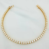 Pulso Tennis 11 g / 19.2 cm / 2.92 mm Oro Amarillo 18K