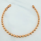 Pulso Militar 9 g / 19 cm / 4 mm Oro Rosa 18K