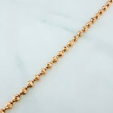 Pulso Militar 9 g / 19 cm / 4 mm Oro Rosa 18K