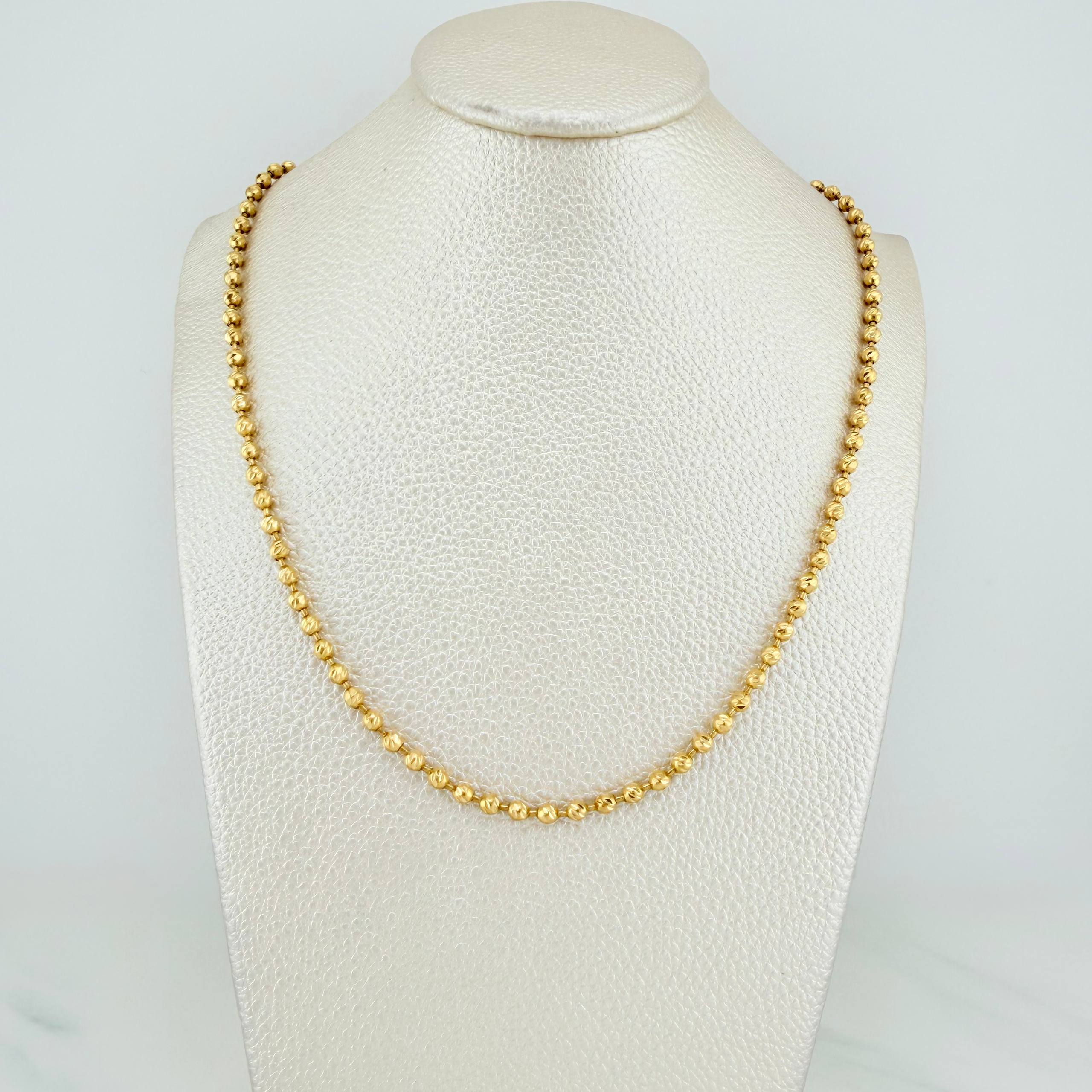 Cadena Militar 19.5 g / 62.5 cm / 3.14 mm Oro Amarillo 18K