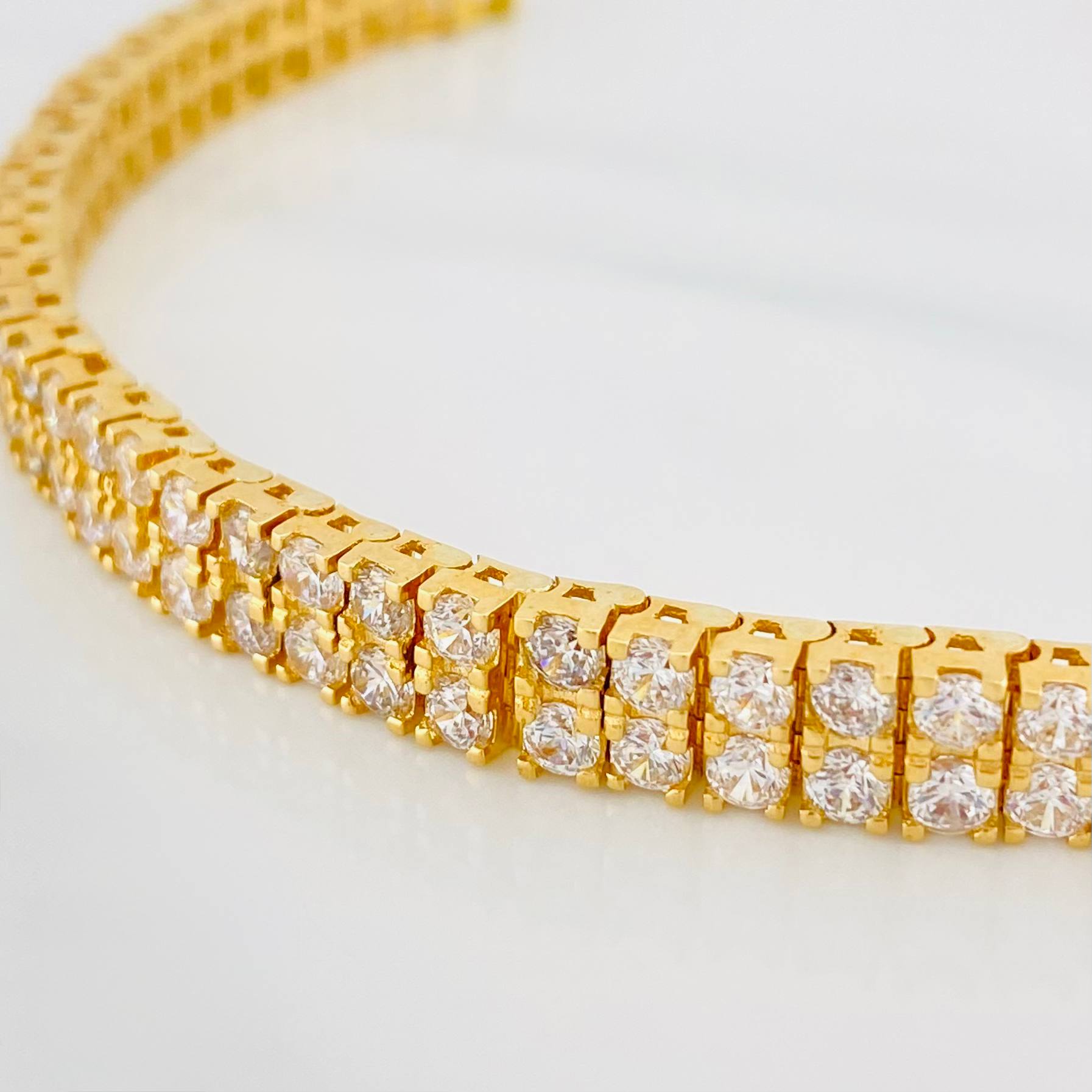 Pulso Tennis 24.85 g / 19.7 cm / 5.87 mm Oro Amarillo 18K