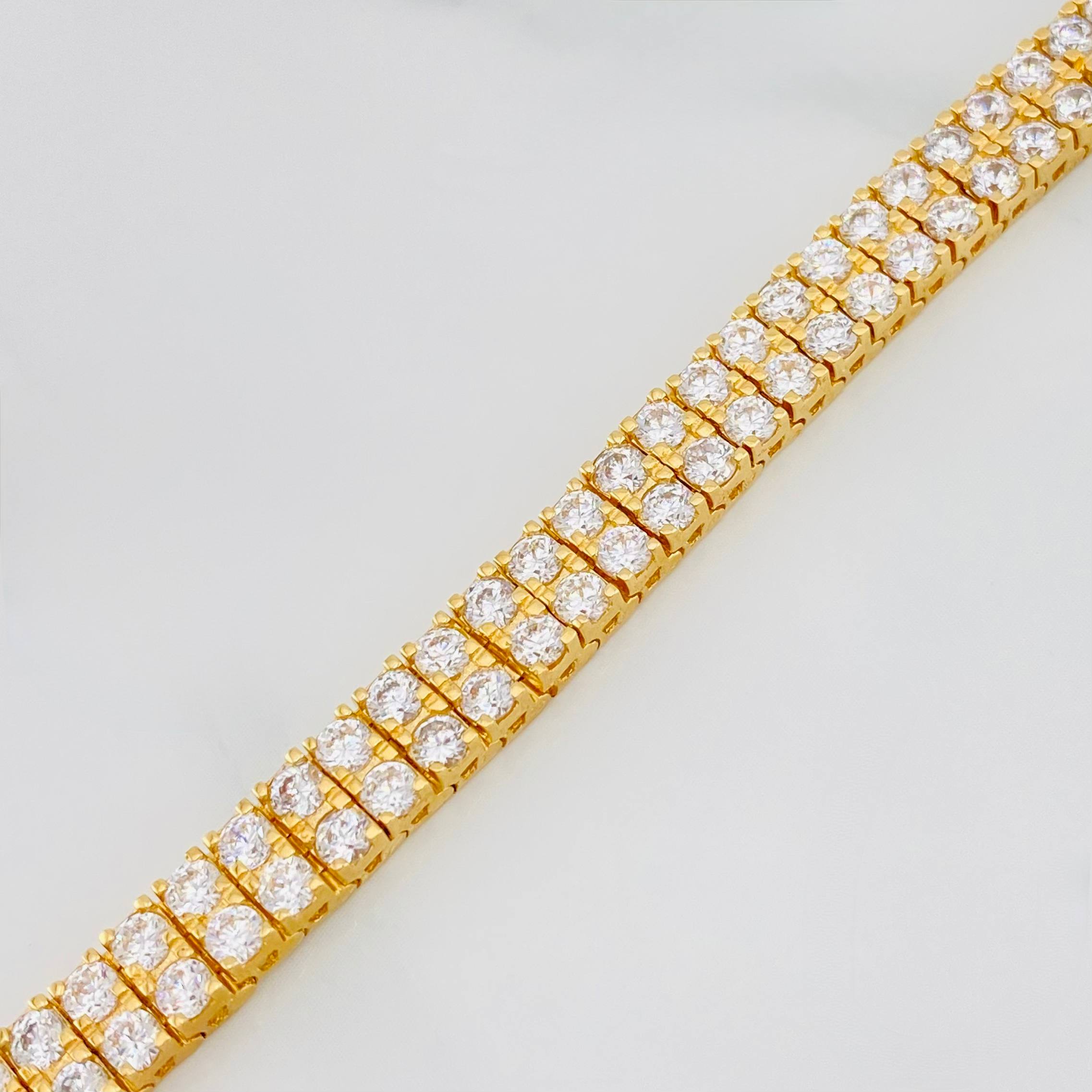 Pulso Tennis 24.85 g / 19.7 cm / 5.87 mm Oro Amarillo 18K