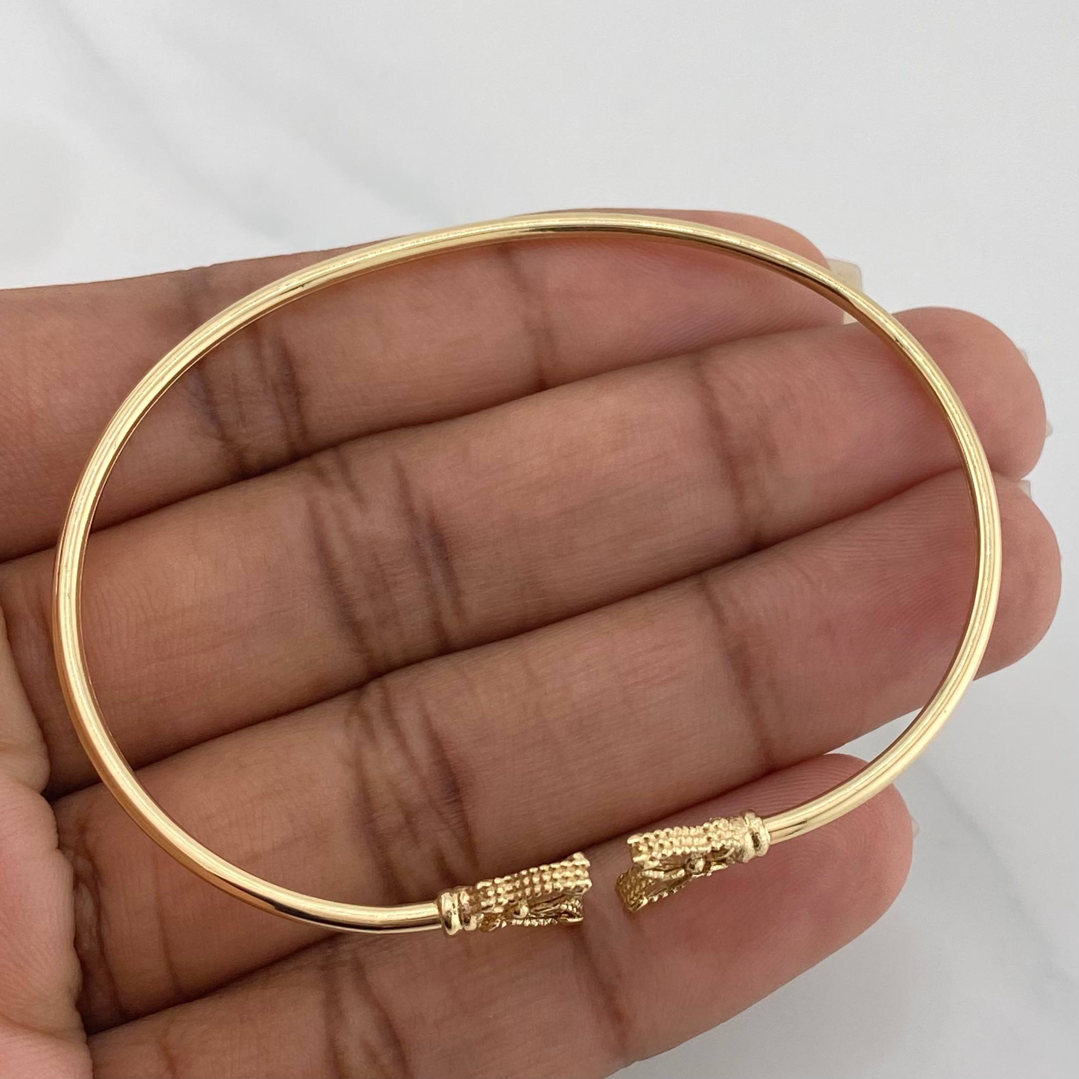 Pulso Aro Mariposa 3.8 g / 17 cm / 1.8 mm Oro Amarillo 18K