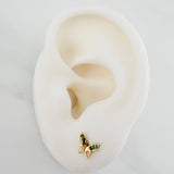 Topos Mariposa 0.65gr / 5mm Oro Amarillo 18K &