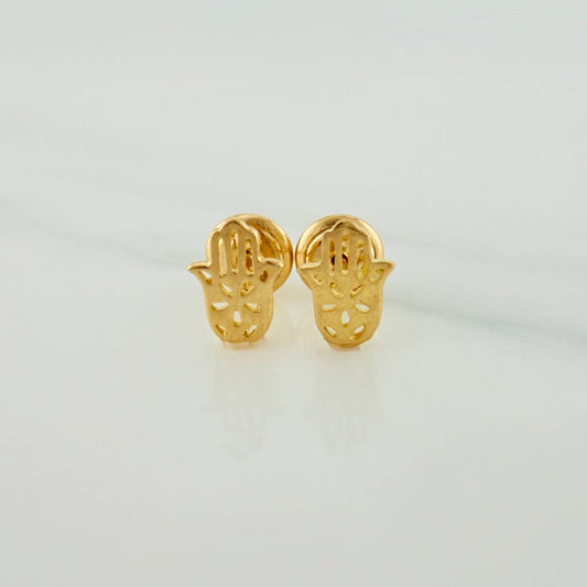 Topos Mano Hamsa 0.75gr / 5.27mm Oro Amarillo 18K