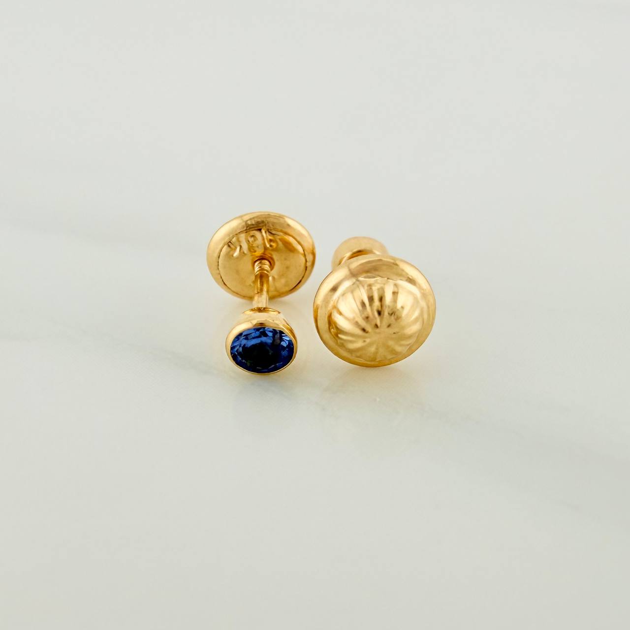 Topos Bisel 0.45gr / 3mm Oro Amarillo 18K &