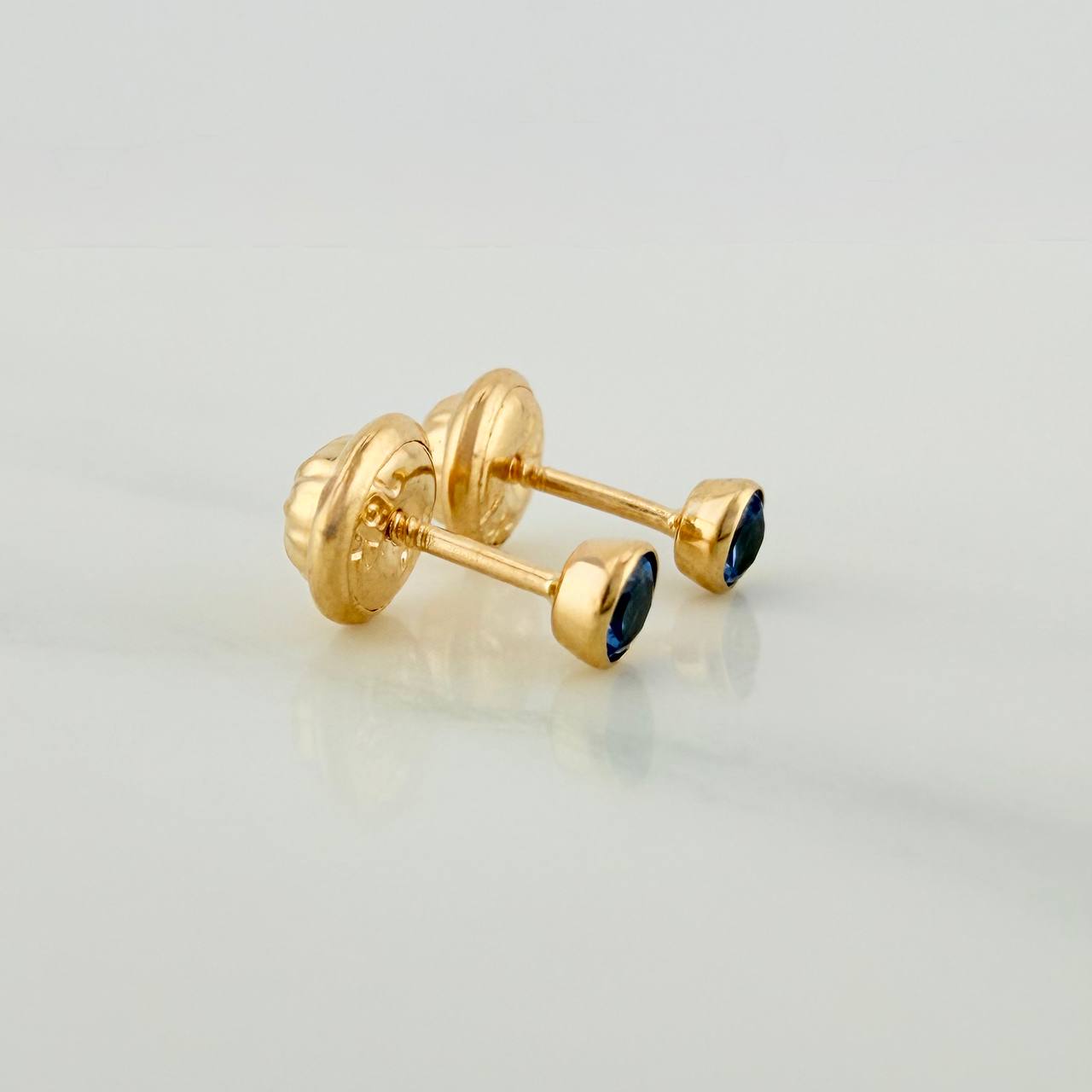 Topos Bisel 0.45gr / 3mm Oro Amarillo 18K &