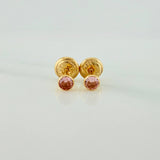 Topos Bisel 0.5gr / 3mm Oro Amarillo 18K &
