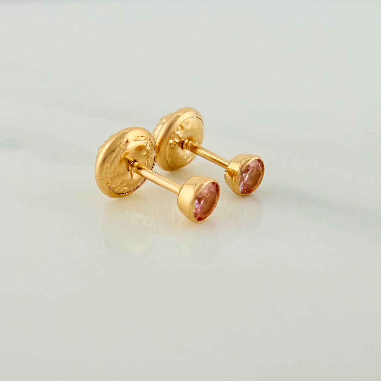 Topos Bisel 0.5gr / 3mm Oro Amarillo 18K &