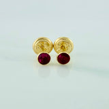 Topos Bisel 0.45gr / 3mm Oro Amarillo 18K &