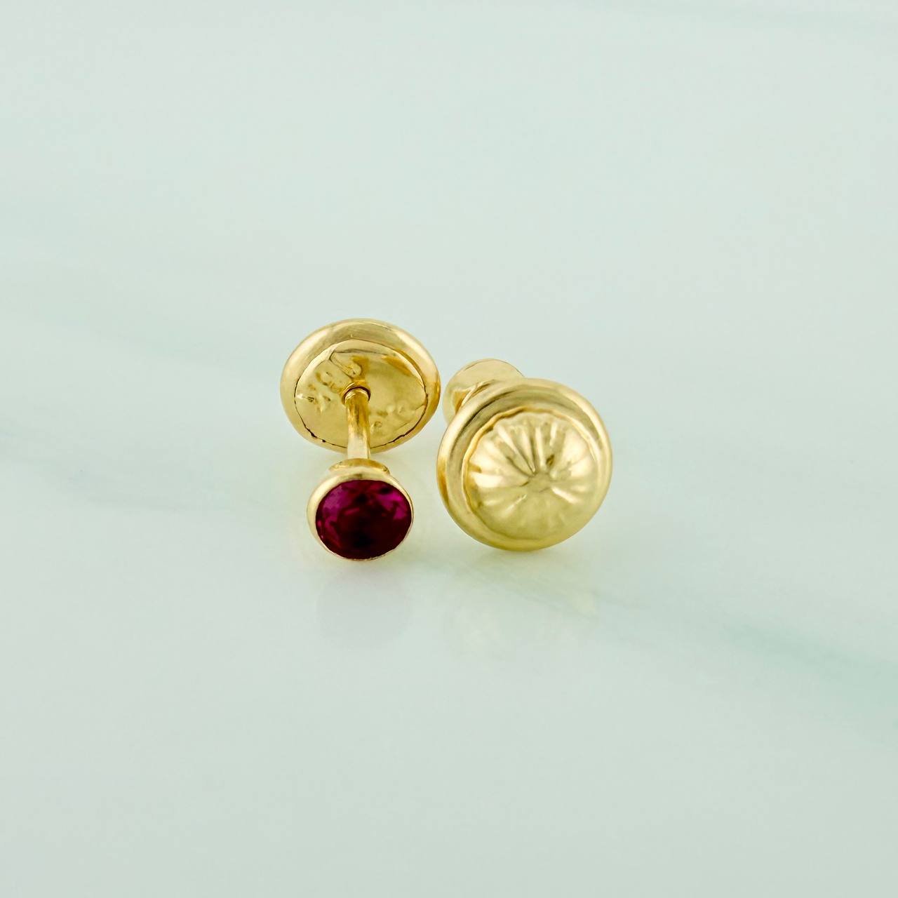 Topos Bisel 0.45gr / 3mm Oro Amarillo 18K &