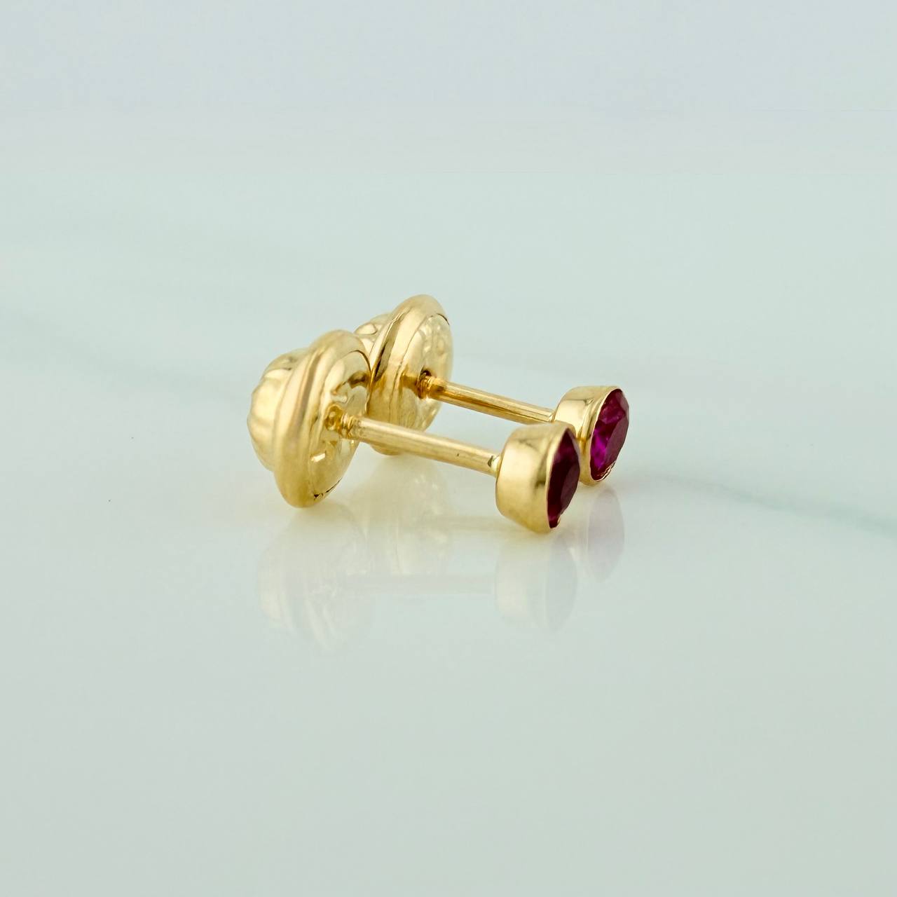 Topos Bisel 0.45gr / 3mm Oro Amarillo 18K &