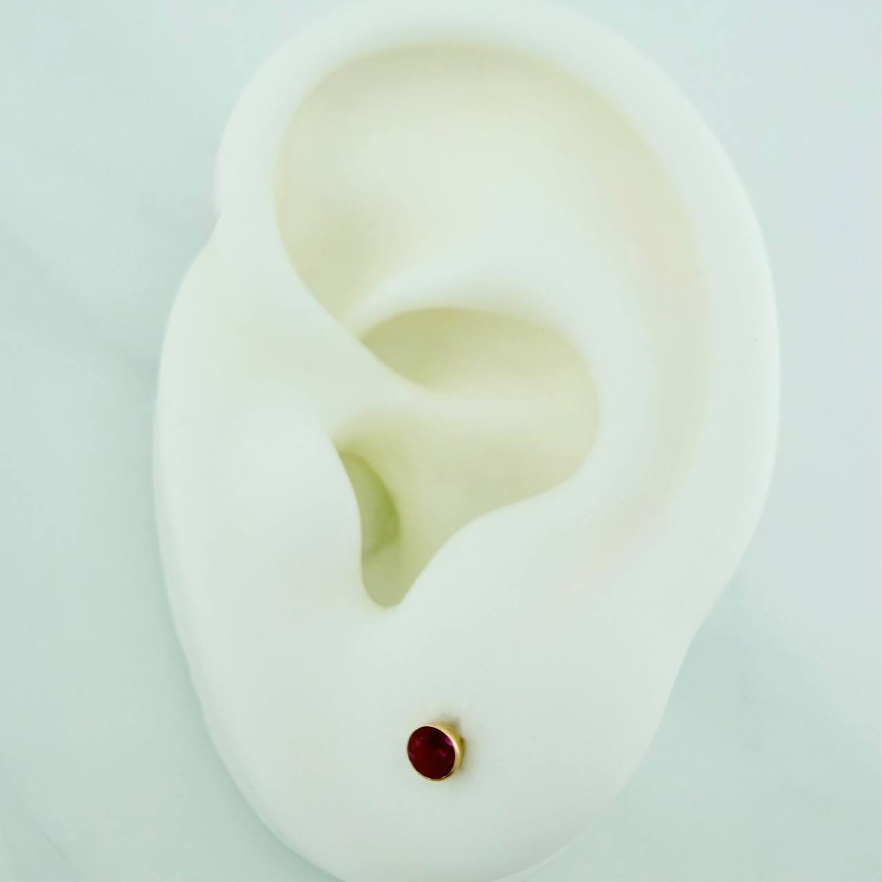 Topos Bisel 0.45gr / 3mm Oro Amarillo 18K &
