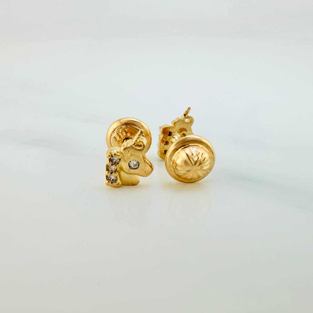 Topos Unicornio 0.95gr / 5.3mm Oro Amarillo 18K &