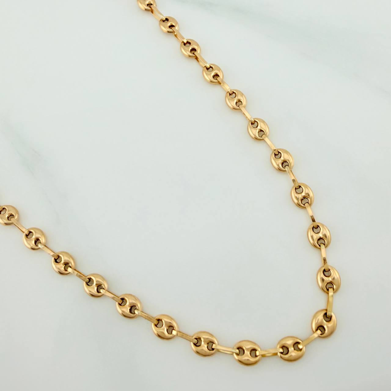 Cadena GC 4.5gr / 46cm / 3mm Oro Amarillo 18K $