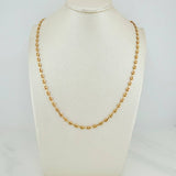 Cadena GC 4.5gr / 46cm / 3mm Oro Amarillo 18K $