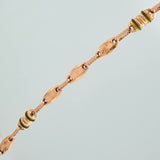 Cadena Rustico Eslabon 10.5gr / 51cm / 4.4mm Oro Rosa 18K