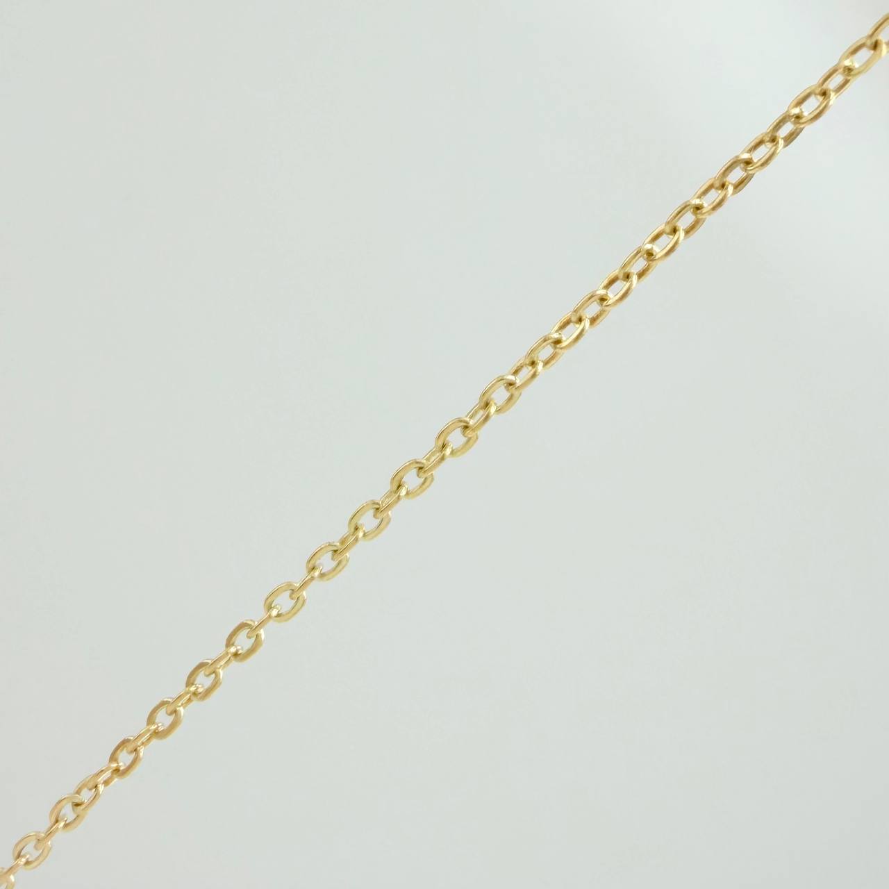 Cadena Escapulario Aro Seguido 4.15gr / 46cm / 0.9mm Oro Amarillo 18K $