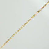 Cadena Escapulario Aro Seguido 4.15gr / 46cm / 0.9mm Oro Amarillo 18K $