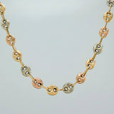 Cadena Gc 9.75 g / 46 cm / 4.8 mm Tres Oros 18K