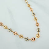 Cadena Gc 9.75 g / 46 cm / 4.8 mm Tres Oros 18K