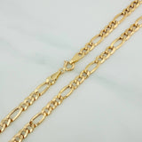 Cadena Figaro 7.7gr / 71cm / 2.05mm Oro Amarillo +1 18K &