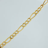 Cadena Figaro 7.7gr / 71cm / 2.05mm Oro Amarillo +1 18K &