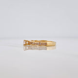 Anillo Solitario 2.1 g / T6 3/4 Oro Amarillo 18K